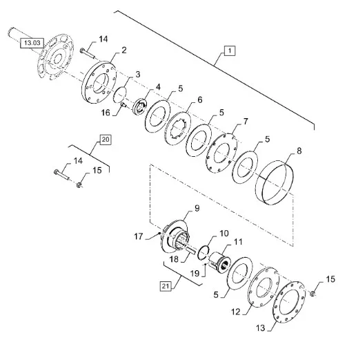 87565205 - Боковая круглая тонкая пластина